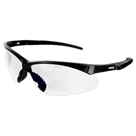 Azusa Safety REAPER, Safety Glasses, Anti-Fog & Anti-Scratch, Clear Lens, Half-Frame REAPER